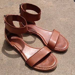 Frye Carson Ankle Zip Sandals